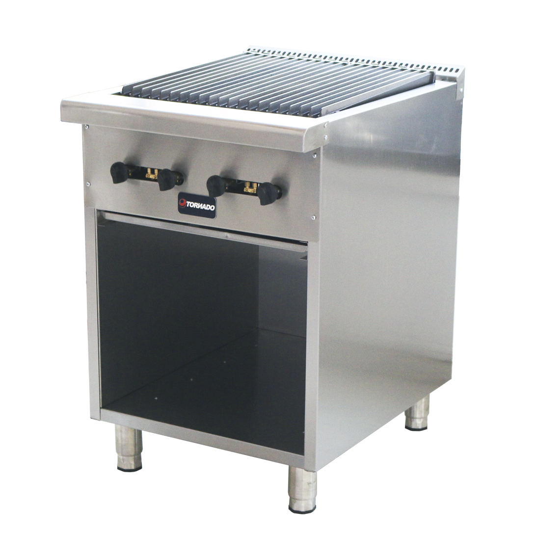 parrillas de sobreponer y de piso, ideales&nbsp;para restaurantes y cocinas industriales.