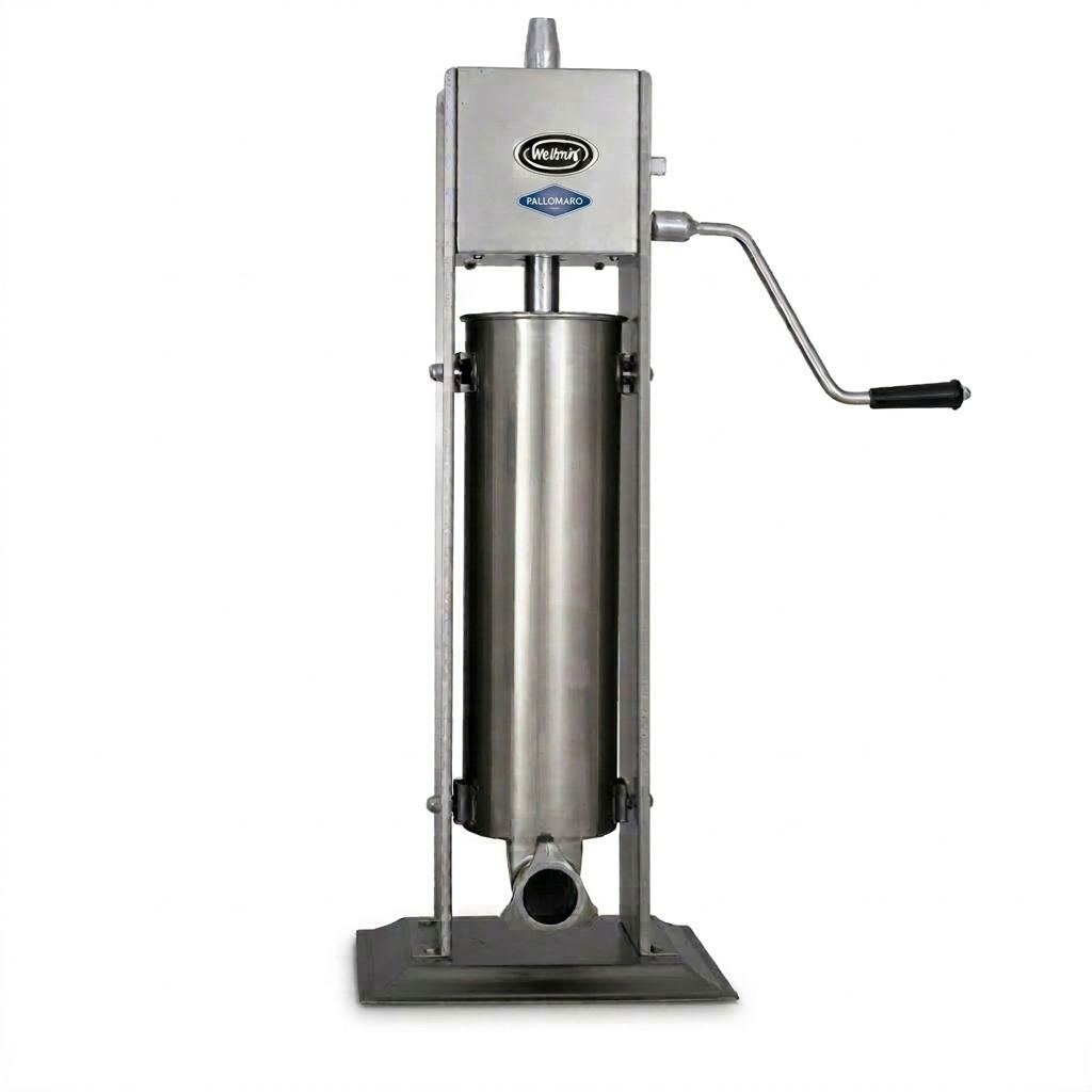 Embutidoras manuales de 5 y 7 litros, fáciles de operar. .