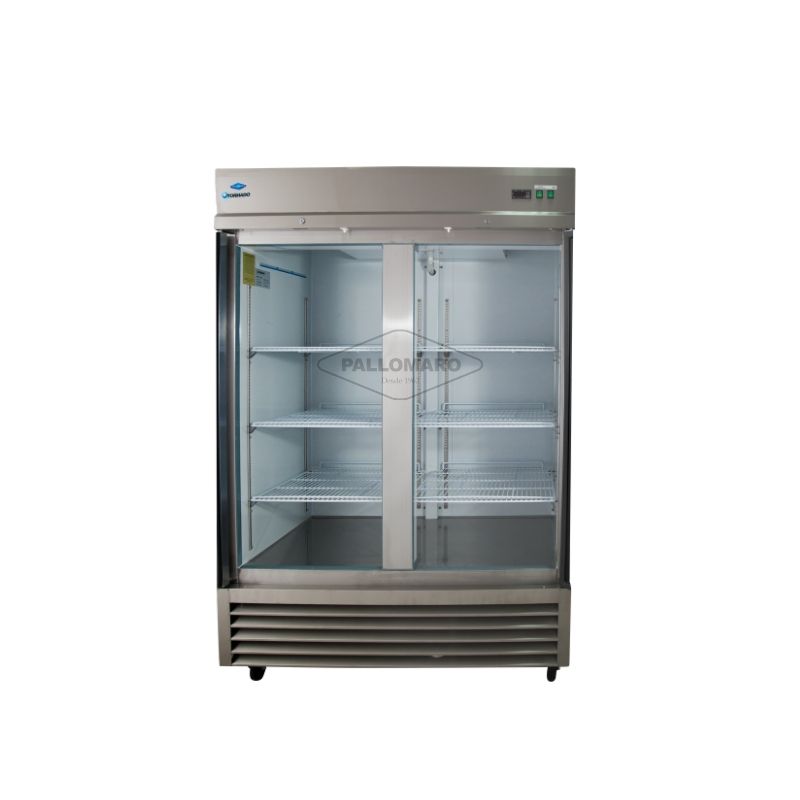 REFRIGERADOR VERTICAL 2 PTAS VIDRIO