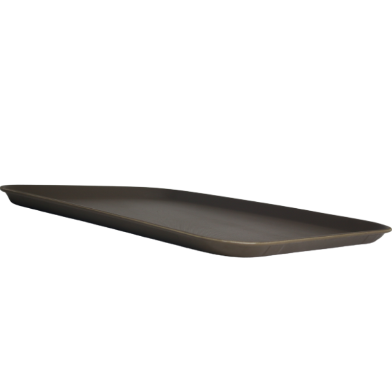 BANDEJA CUADRADA FIBRA VIDRIO56X40.5X2Cm
