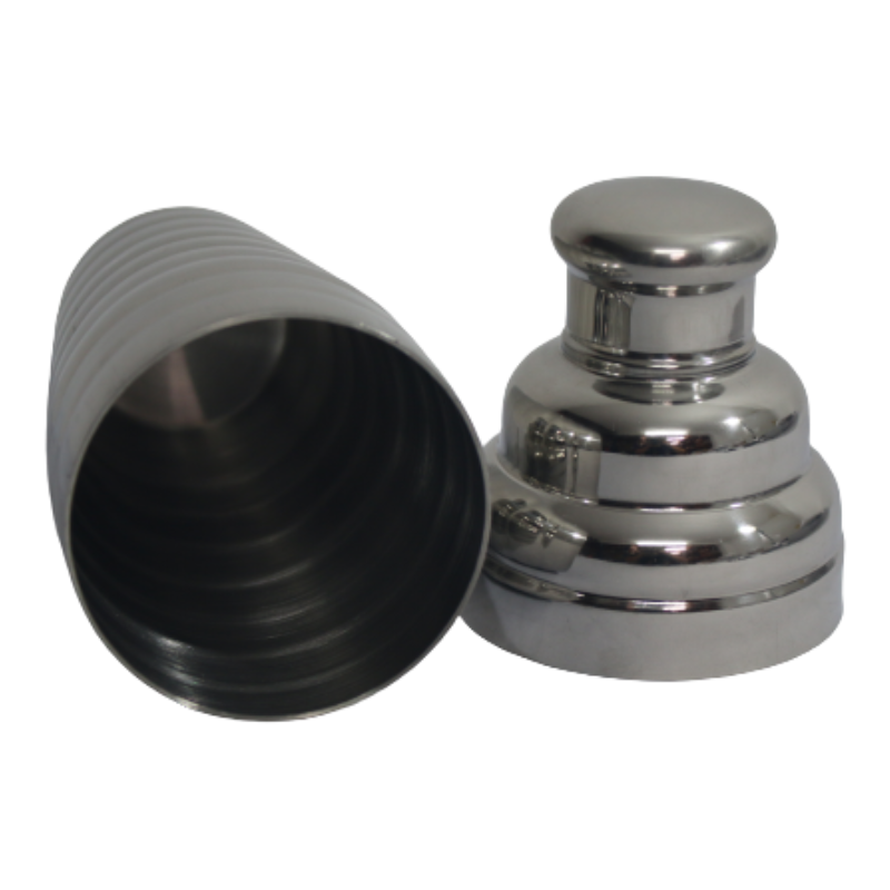 COCTELERA LUJO 3 PIEZAS ACANALADA 24 Oz