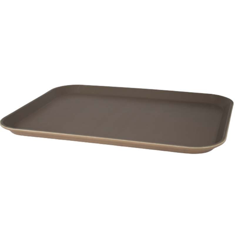 BANDEJA CUADRADA EN FIBRA DE VIDRIO 51X38X2Cm