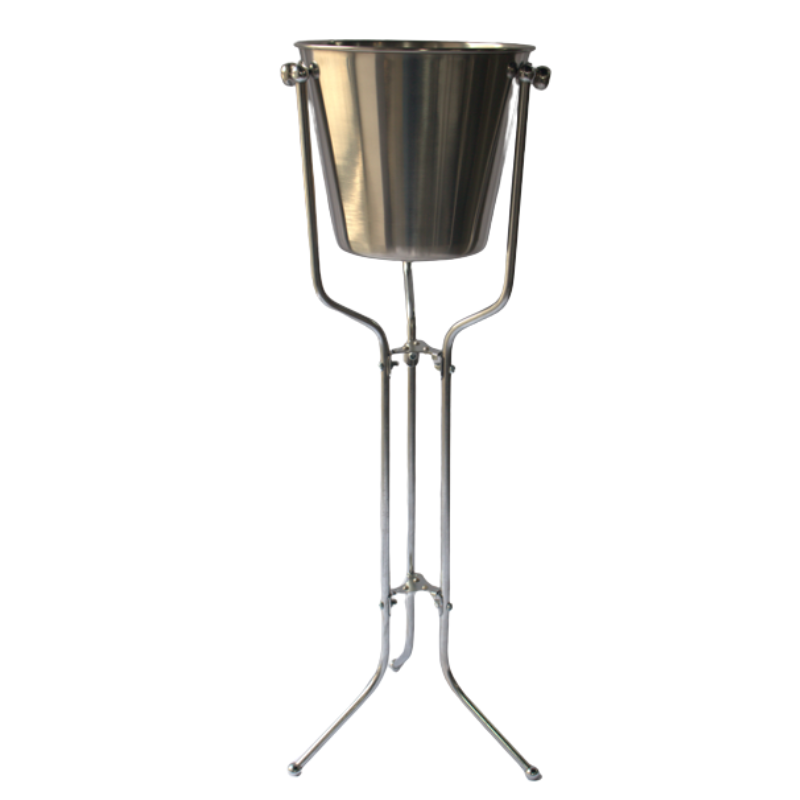 PEDESTAL PLEGABLE ACERO CROMADO 71CM