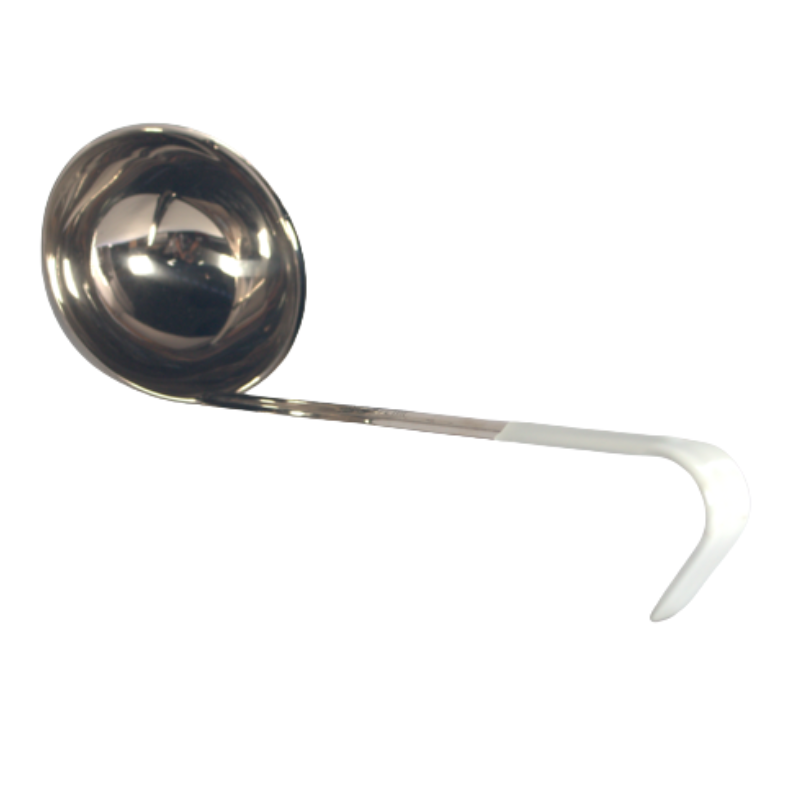 CUCHARON UNA PIAZA MANIJA BLANCA 16 OZ