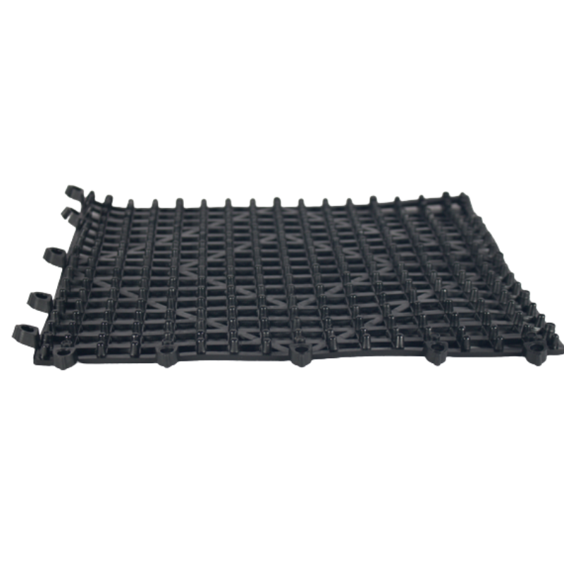 TAPETE BAR ENTRELAZABLE NEGRO 12"X12"