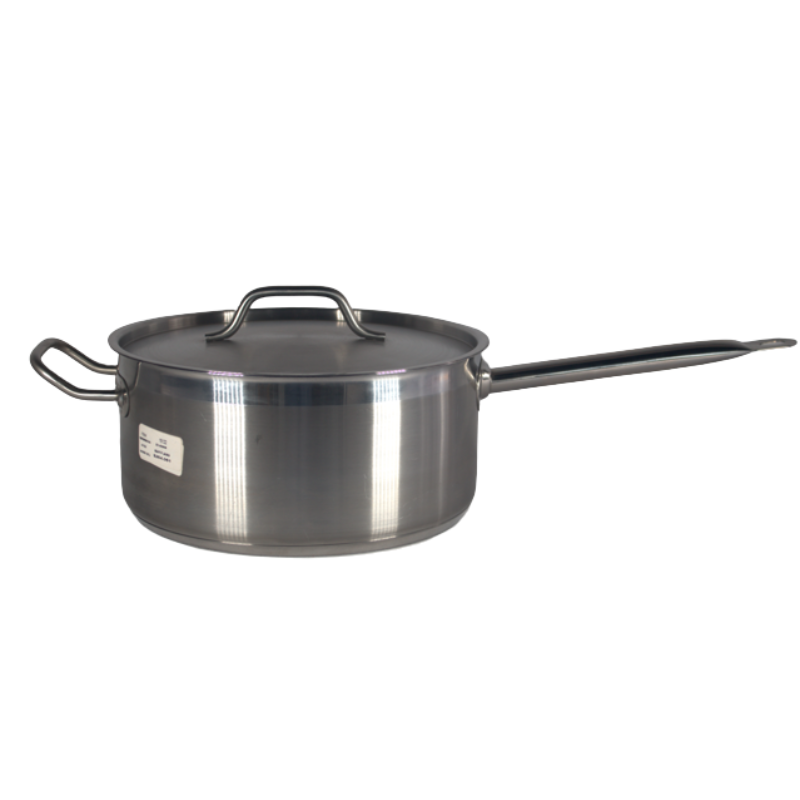 SARTEN A.INOX SALSA CON TAPA 28X13Cm