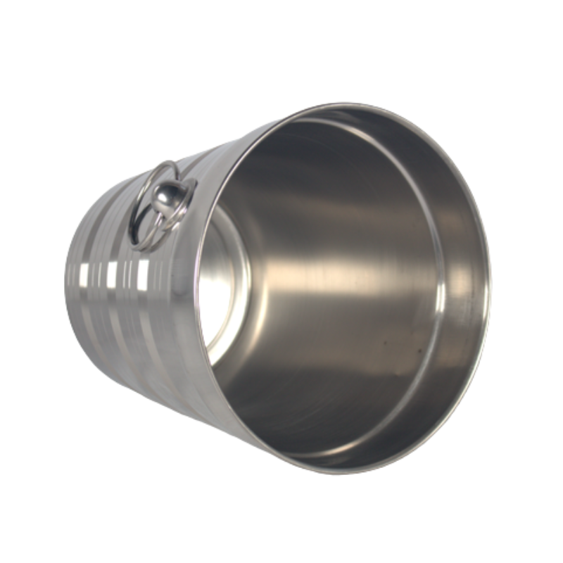 BALDE VINO PLATEADO ACERO INOX 3.8 L