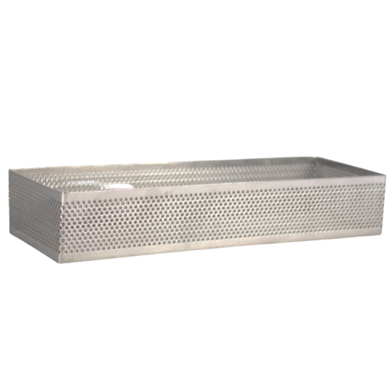 MOLDE RECTANGULAR PERFORADO 20X7X3.5 CM