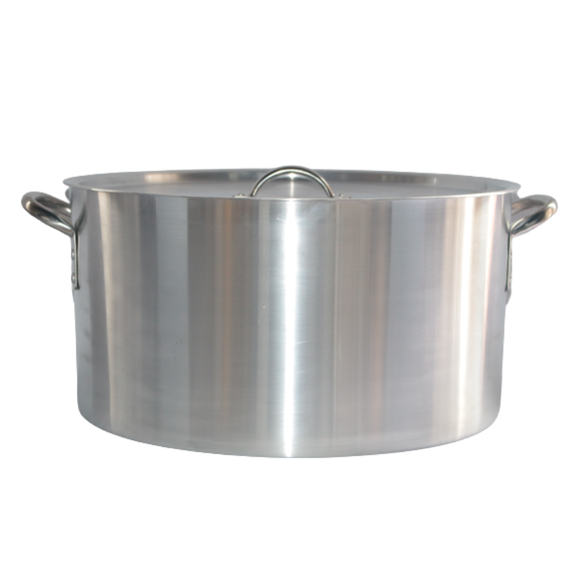 OLLA EN ALUMINIO CON MANIJAS S/S 40 QT