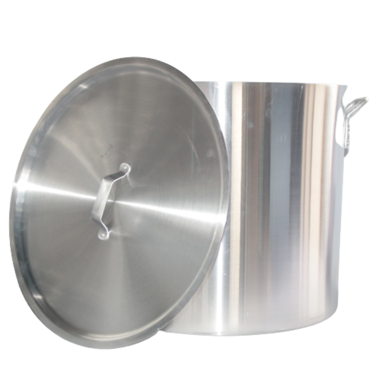 OLLA CON TAPA EN ALUMINIO 60QT