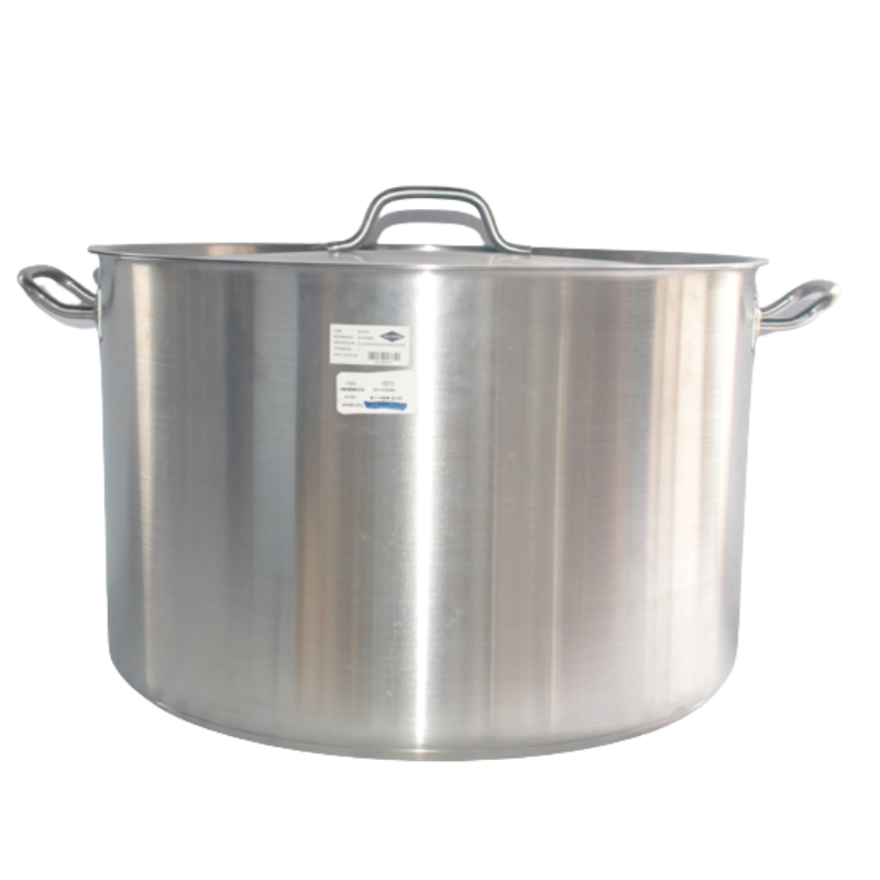 OLLA CON TAPA EN ACERO INOX 50CmX32Cm