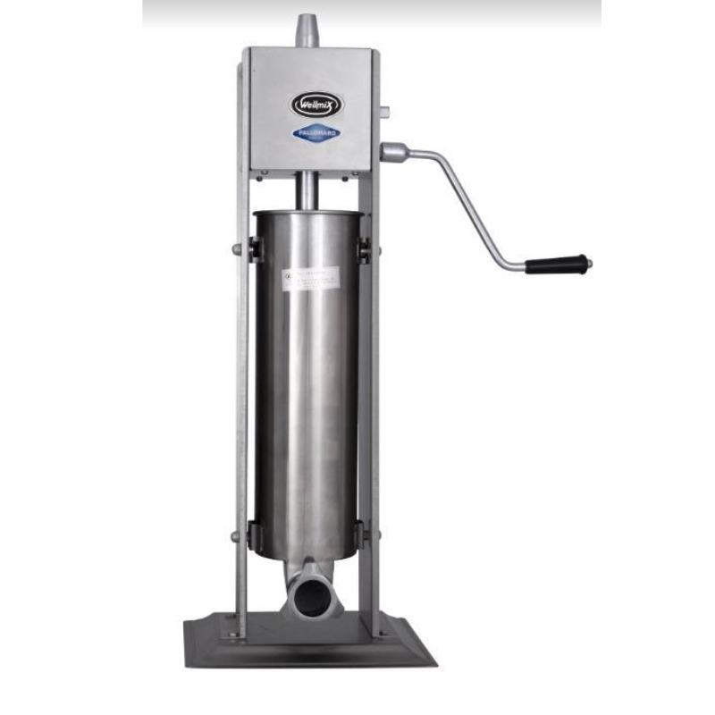 EMBUTIDOR MANUAL VERTICAL EN ACERO PARA CHORIZO 5L
