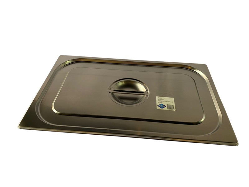 TAPA ACERO INOX AZAFATE 1/4 LISA