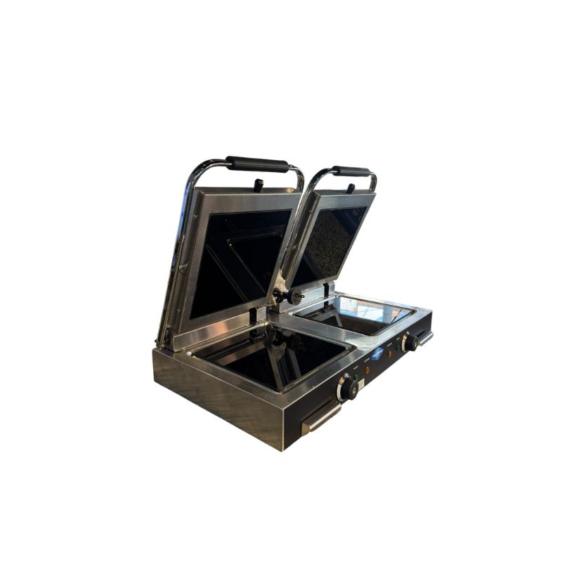 SANDUCHERA DOBLE  LISA EN VITROCERÁMICA A 220V 3200W