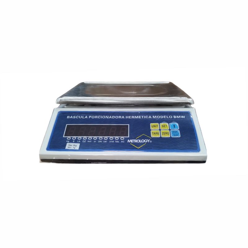 BALANZA PORCIONADORA HERMÉTICA 6KG/1G 110V