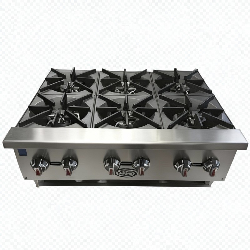 ESTUFA A GAS DE SOBREPONER 6 QUEMADORES ESTUFA A GAS DE SOBREPONER 6 QUEMADORES