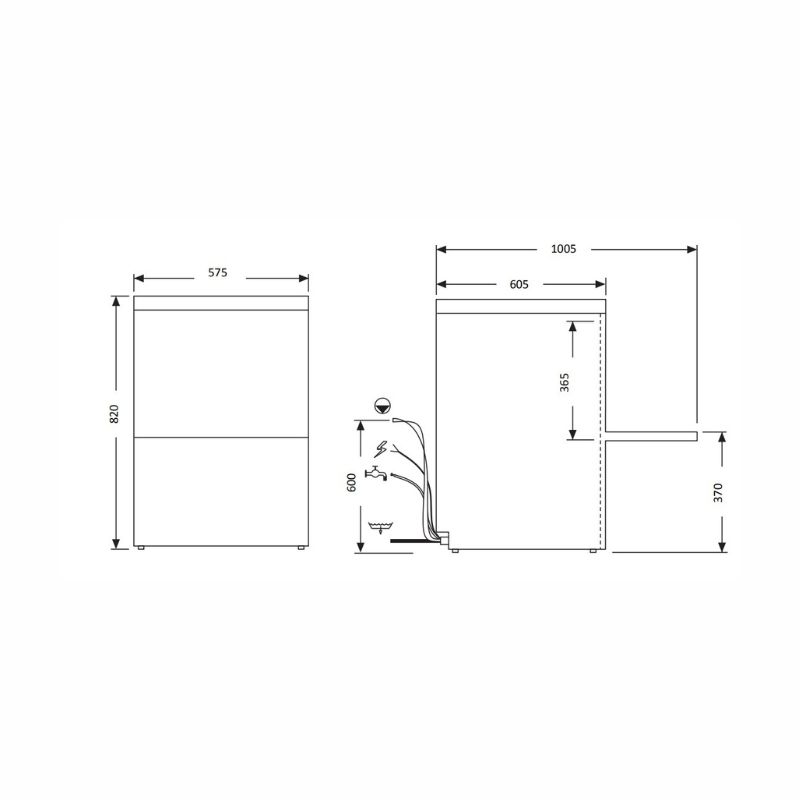 LAVADORA DE VAJILLA 220V 32-40 RACKS