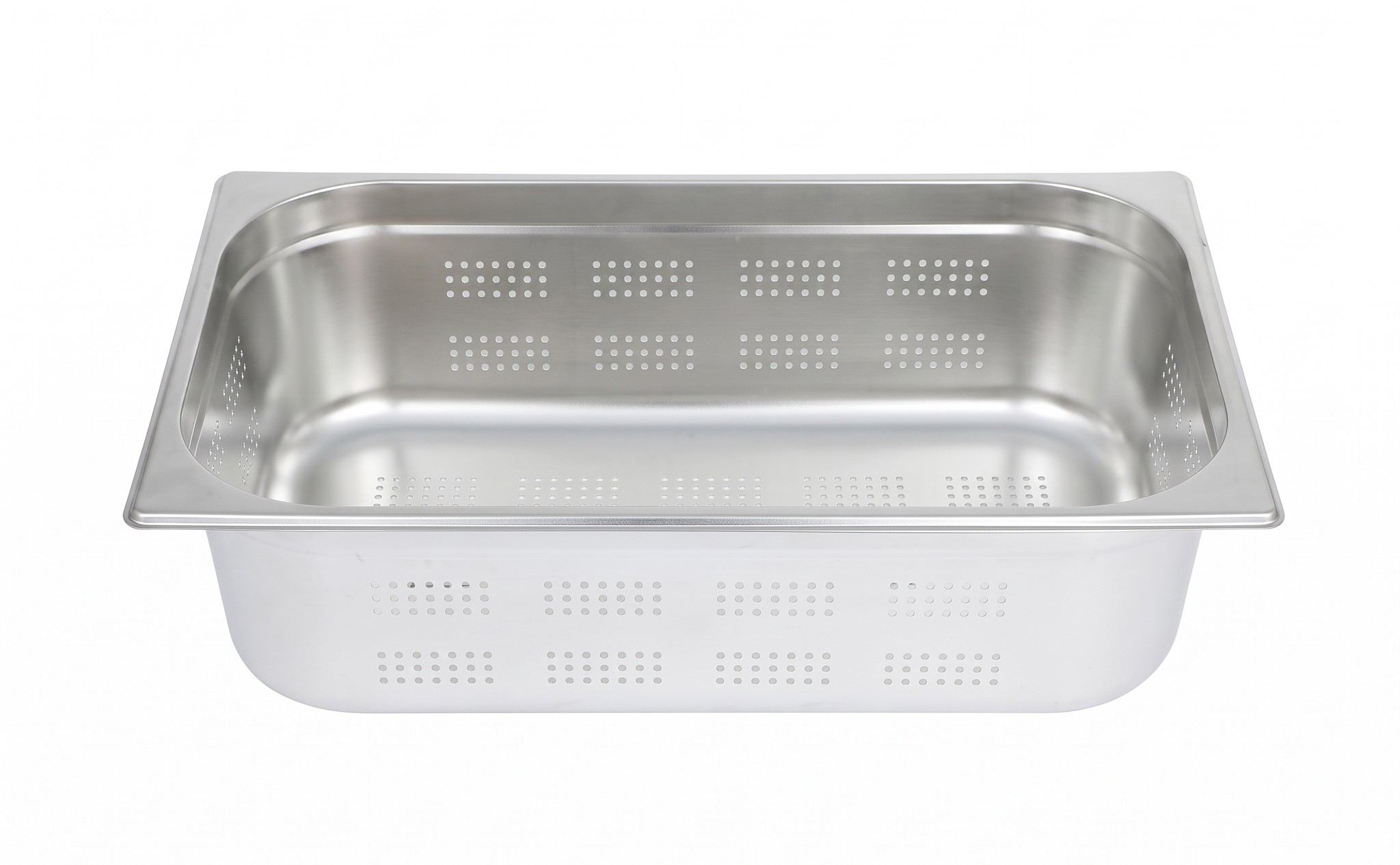 AZAFATE PERFORADO ACERO INOX 1/1-10 CM AZAFATE PERFORADO ACERO INOX 1/1-10 CM
