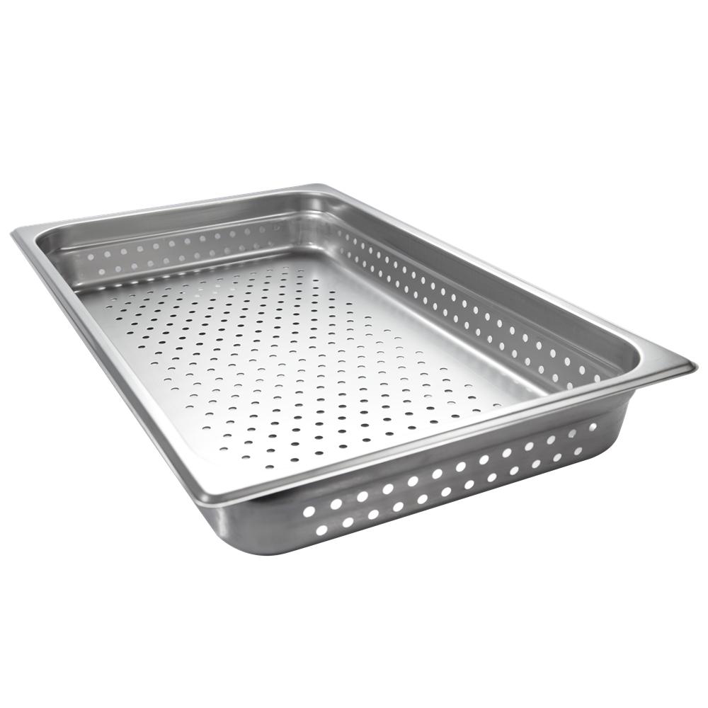 AZAFATE ACERO INOX 1/1X6.5 CM PERFORADO AZAFATE ACERO INOX 1/1X6.5 CM PERFORADO