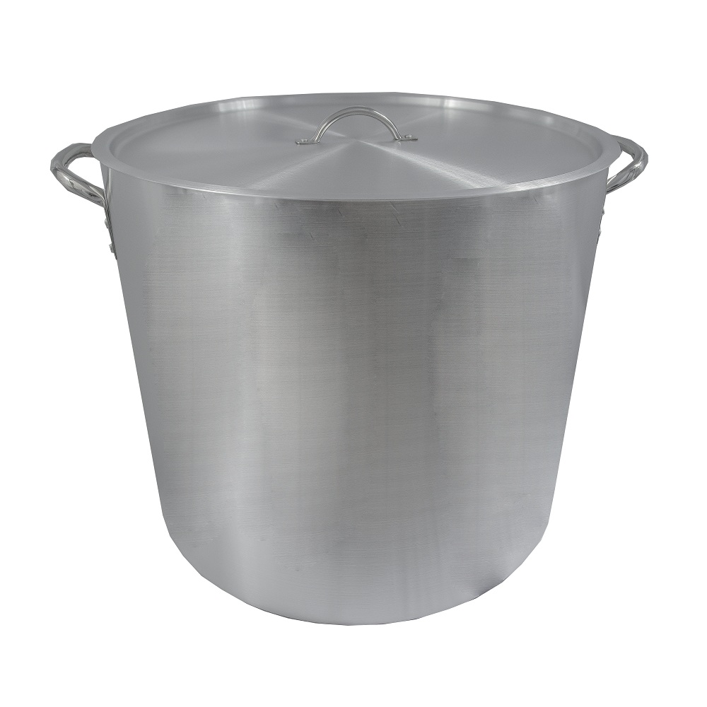 OLLA EN ALUMINIO CON MANIJAS S/S 100 QT